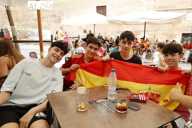 Salamanca se vuelca con 'La Roja' en el partido de Cuartos de Final | FOTOS: David Sañudo 
