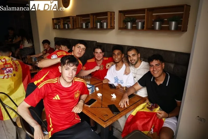 Salamanca se vuelca con 'La Roja' en el partido de Cuartos de Final | FOTOS: David Sañudo 