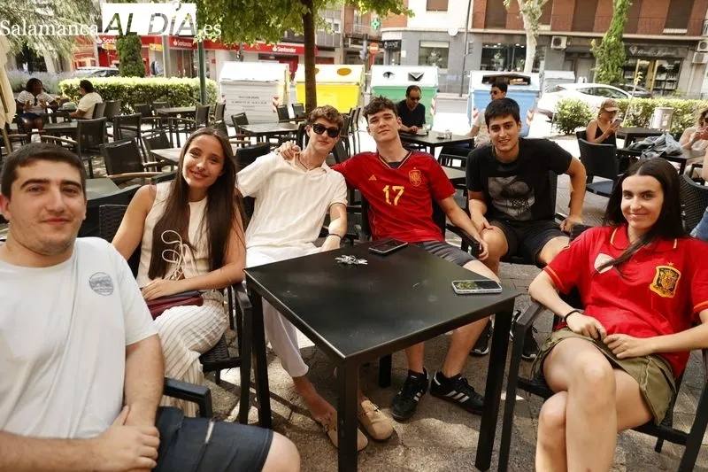 Salamanca se vuelca con 'La Roja' en el partido de Cuartos de Final | FOTOS: David Sañudo 