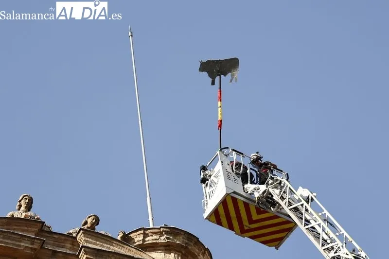 La Mariseca ya luce en la Plaza Mayor | FOTOS: David Sañudo