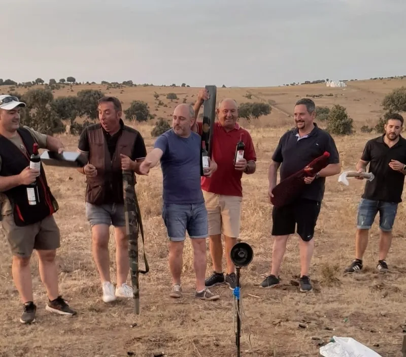 Competición de tiro al plato en Pedrosillo de los Aires.