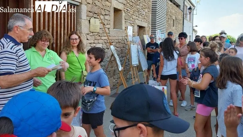 Foto 3 - Javier Encinas, primer premio del VI Certamen de pintura r&aacute;pida 'Villa de Sobradillo'