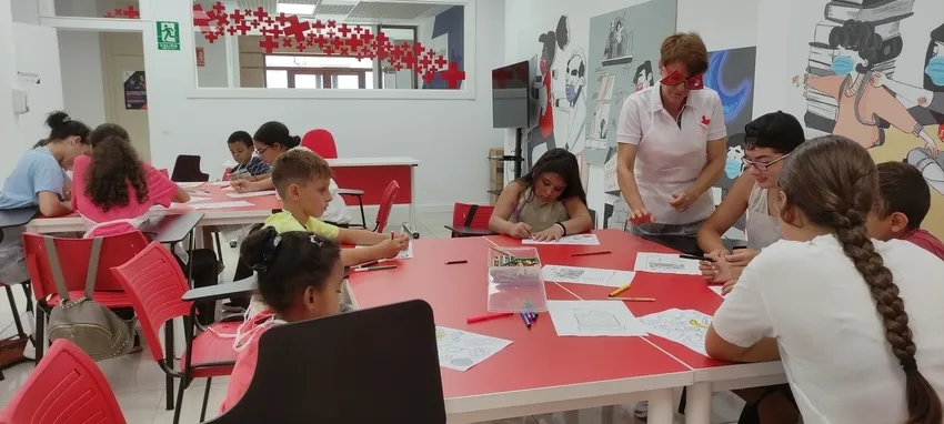 Campamento urbano en Vitigudino promovido por Cruz Roja