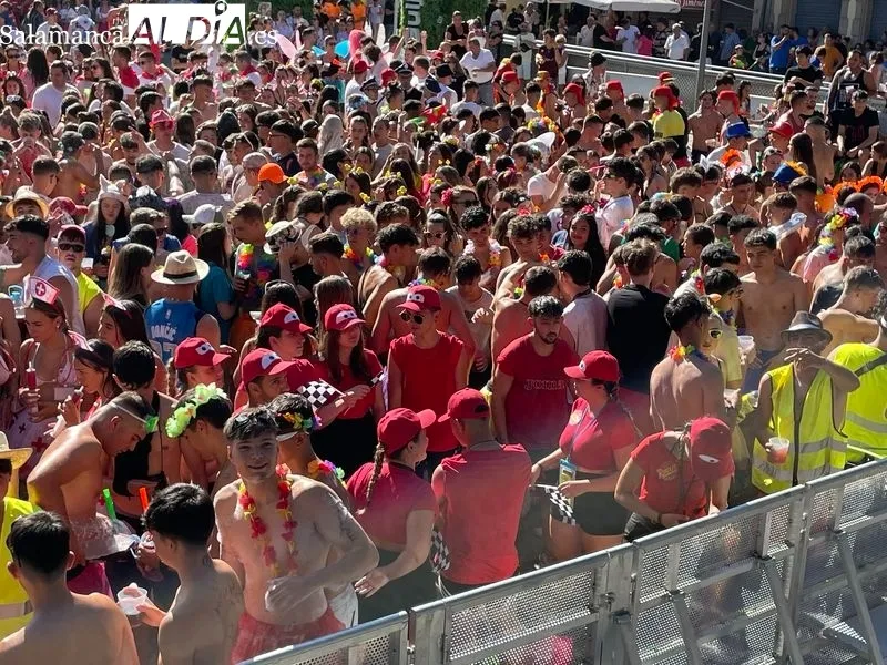 Vibrante chupinazo en Guijuelo para arrancar las fiestas de 2024. Fotos: Miguel González