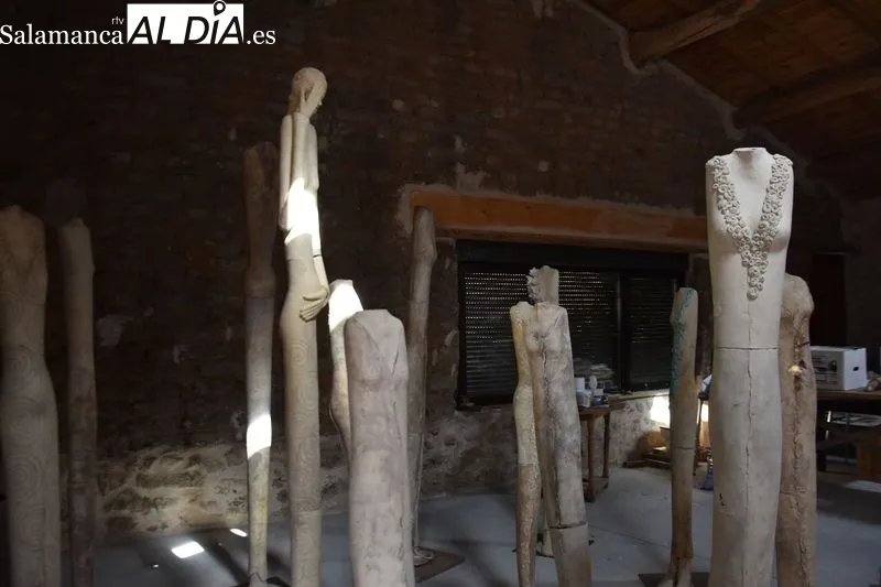 Foto 5 - El taller en Valverd&oacute;n de la artista Amelia Garc&iacute;a