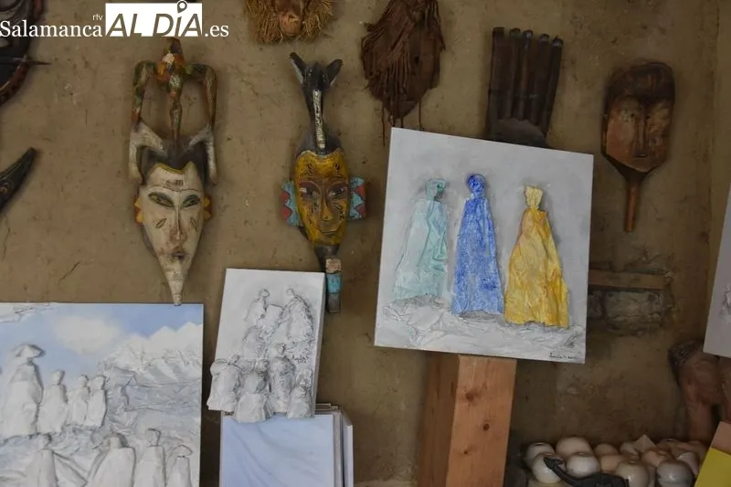 Foto 4 - El taller en Valverd&oacute;n de la artista Amelia Garc&iacute;a