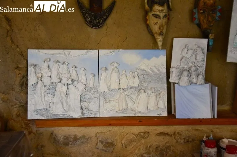 Foto 3 - El taller en Valverd&oacute;n de la artista Amelia Garc&iacute;a