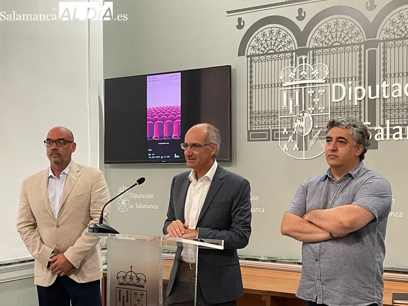 Presentación de la Feria de Teatro de Castilla y León en la Diputación de Salamanca. Fotos: Miguel González.