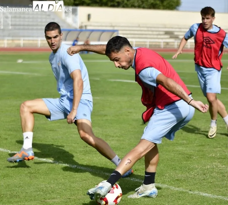 Entrenamiento del Salamanca UDS en la mañana de este martes 27 de agosto