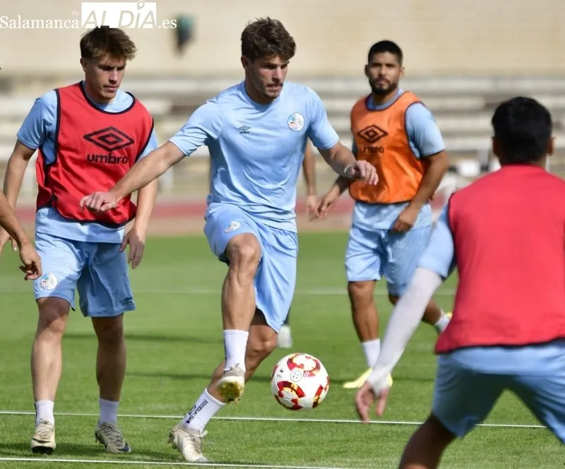 Entrenamiento del Salamanca UDS en la mañana de este martes 27 de agosto