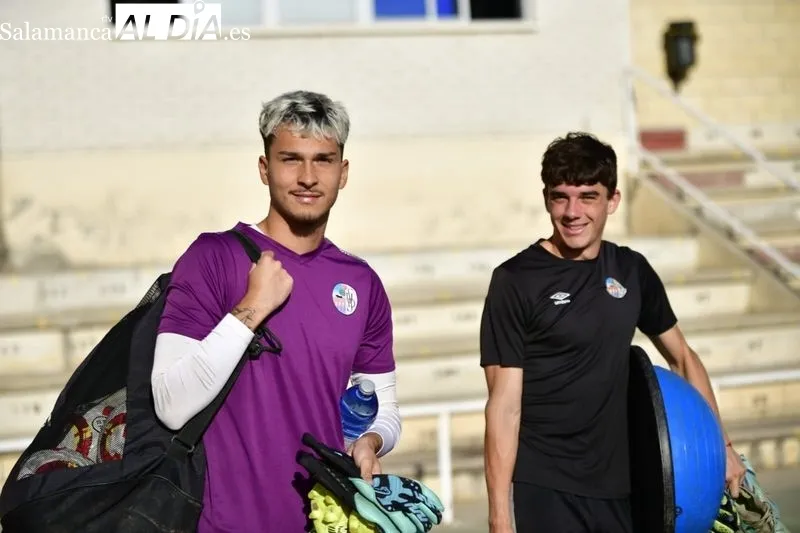 Entrenamiento del Salamanca UDS en la mañana de este martes 27 de agosto
