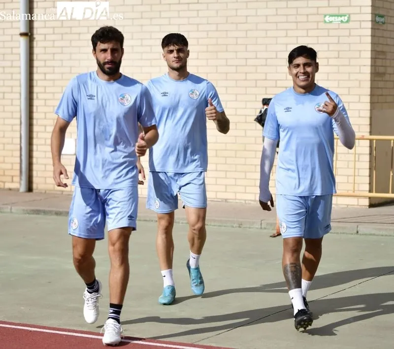 Entrenamiento del Salamanca UDS en la mañana de este martes 27 de agosto