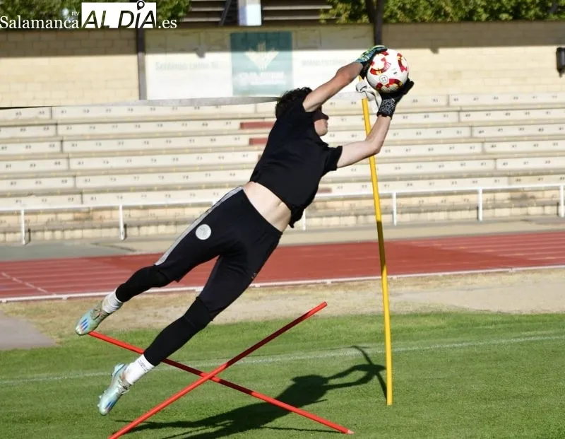 Entrenamiento del Salamanca UDS en la mañana de este martes 27 de agosto
