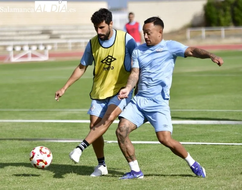 Entrenamiento del Salamanca UDS en la mañana de este martes 27 de agosto