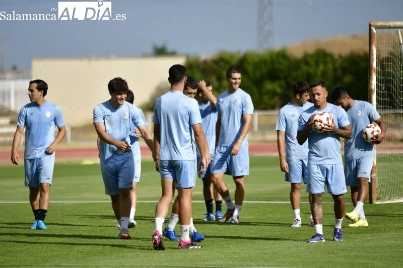 Entrenamiento del Salamanca UDS en la mañana de este martes 27 de agosto