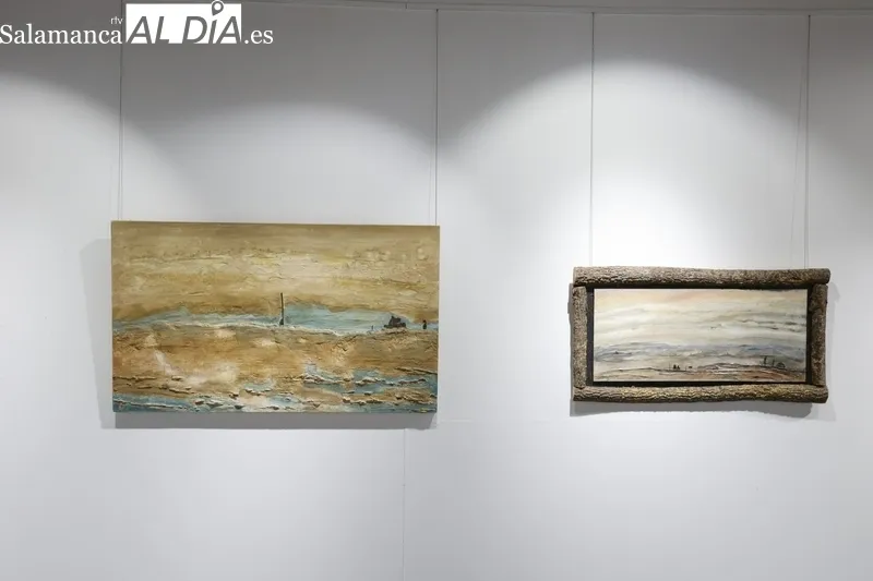 Exposición “Desiertos y montañas” del pintor Pedro García Tejada. Fotos: David Sañudo.