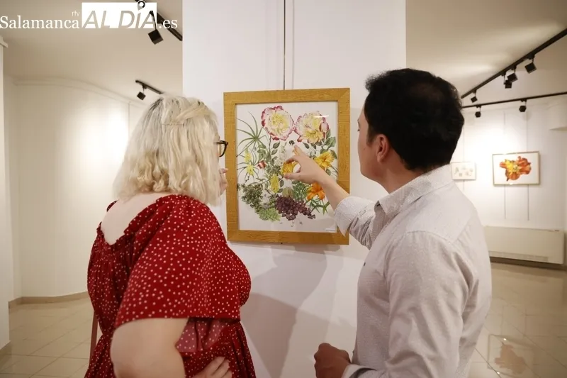Muestra de pintura ‘Anima Mundi’ de Casandra Pina Lanero en el Espacio Joven. Fotos: David Sañudo.