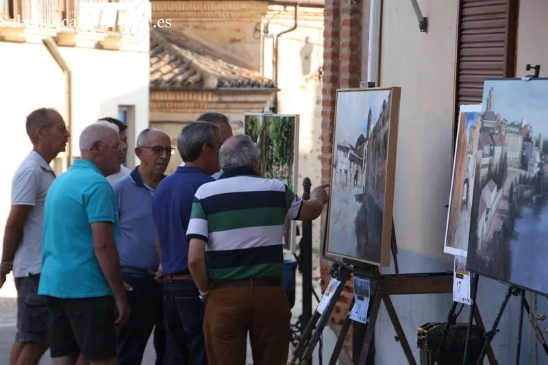 Foto 11 - Juan Antonio Garc&iacute;a, ganador del VII certamen de Pintura al aire libre 'Villa Alba de Tormes'