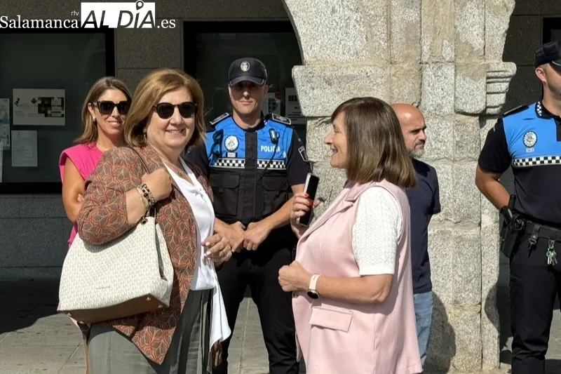 Foto 5 - La subdelegada del Gobierno, Rosa L&oacute;pez, visita por primera vez Pe&ntilde;aranda para presidir la Junta de Seguridad Local, con las fiestas como eje principal