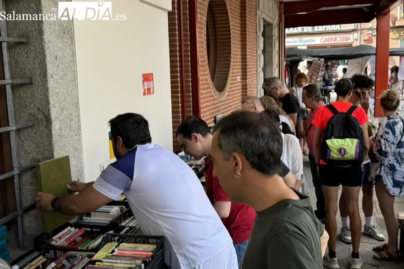 Foto 5 - El Mercadillo de Libros Olvidados suma 28 ediciones con una nueva y multitudinaria cita en los soportales de la Plaza de Espa&ntilde;a