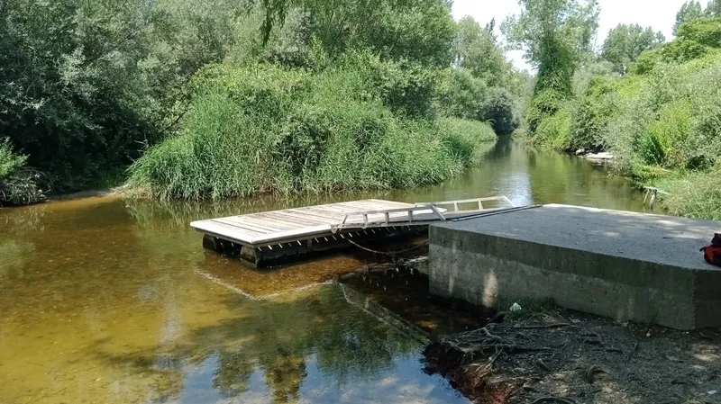El río a su paso por La Aldehuela.
