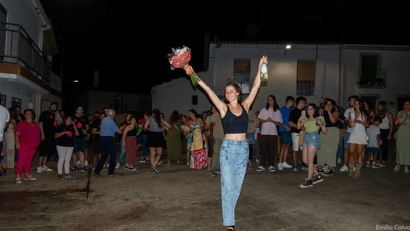 Homenaje a la medallista olímpica Paula Ramírez en Puerto Seguro. Foto de Emilio Calvo