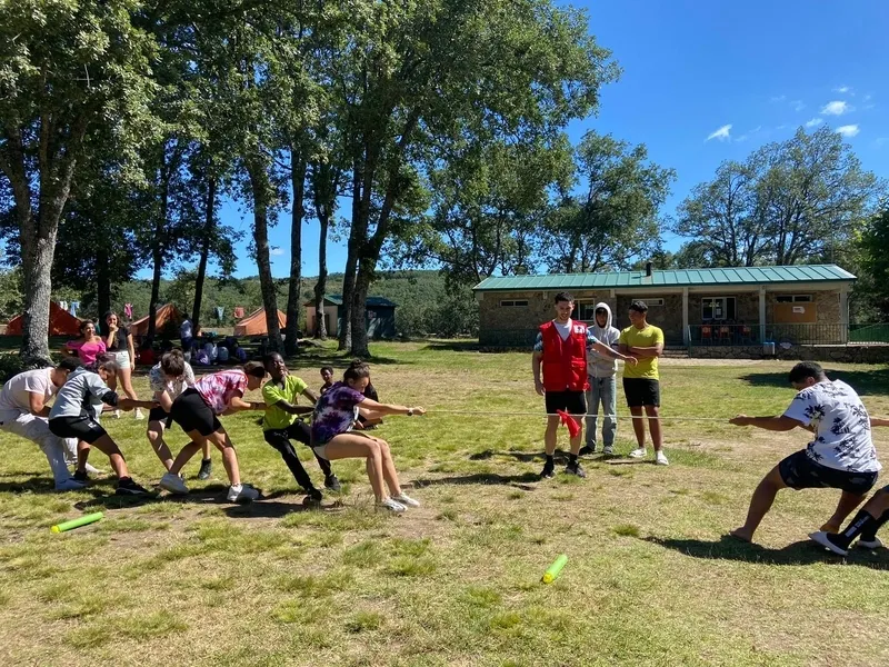 Voluntariado joven campamento La Legoriza 2024.