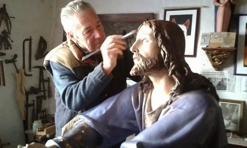 La exposición de Juan Diez se podrá visitar en el Hogar de los Jubilados de La Fuente de San Esteban.