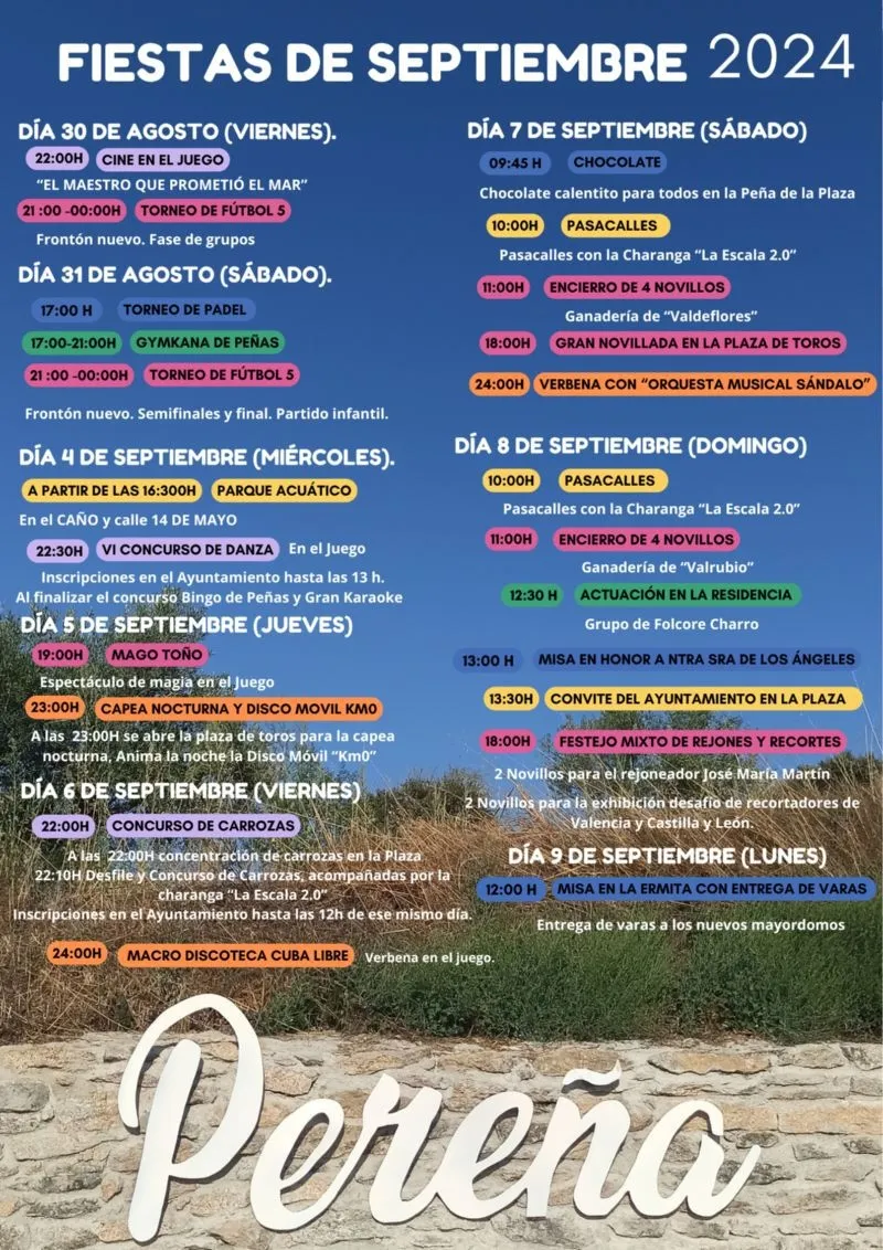 Foto 2 - Pere&ntilde;a vivir&aacute; la tarde del 8 de septiembre un festejo mixto con rejones y recortes