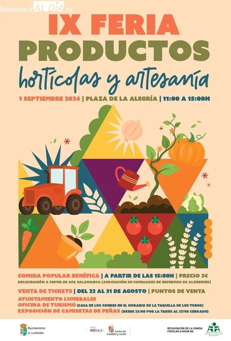 La plaza de la alegría acogerá el domingo la IX Feria