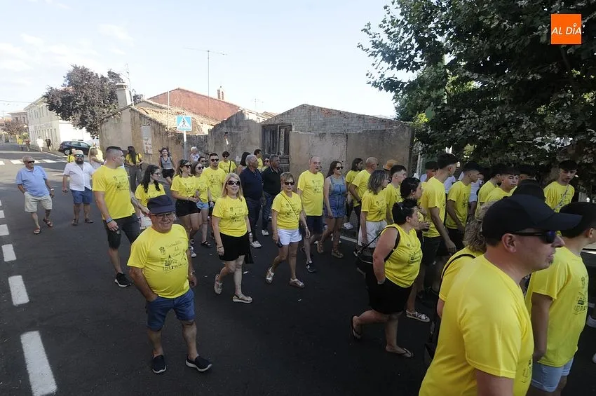 Las peñas fueron las protagonistas en el pregón de fiestas/ Fotos: Adrián M.Pastor