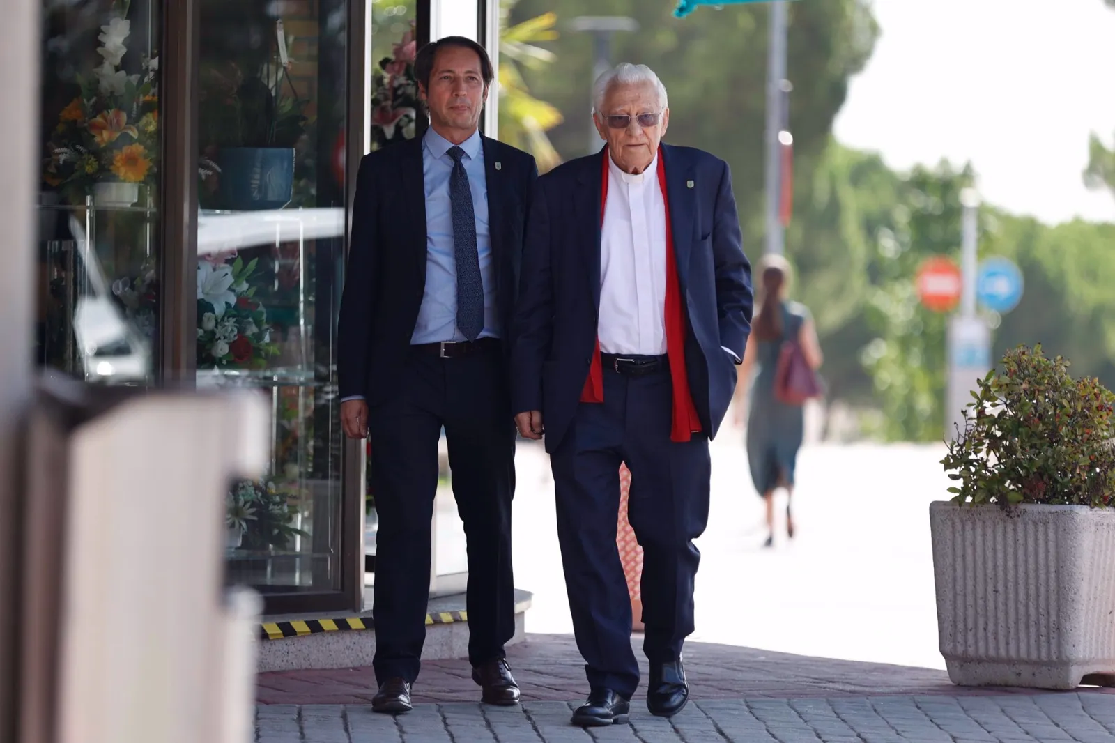 Han sido incontables los rostros conocidos que han acudido al tanatorio de Caritina Goyanes en Madrid - EUROPA PRESS