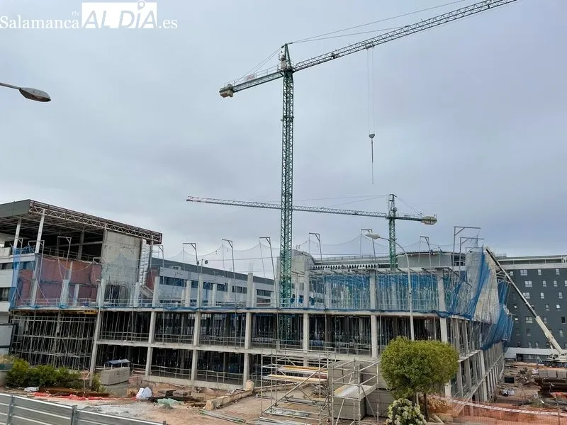 Foto 3 - Avanzan las obras en el edificio de consultas del Hospital de Salamanca