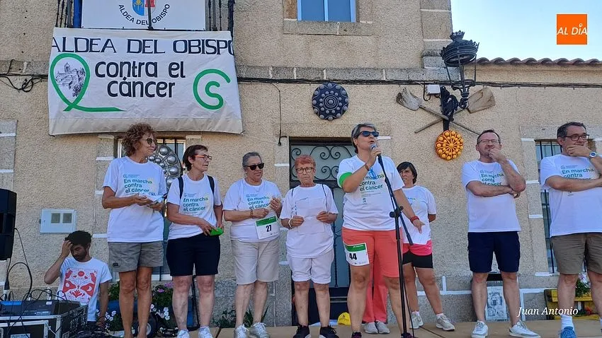 Marcha contra el Cáncer en Aldea del Obispo/ Fotos: Juan Martín