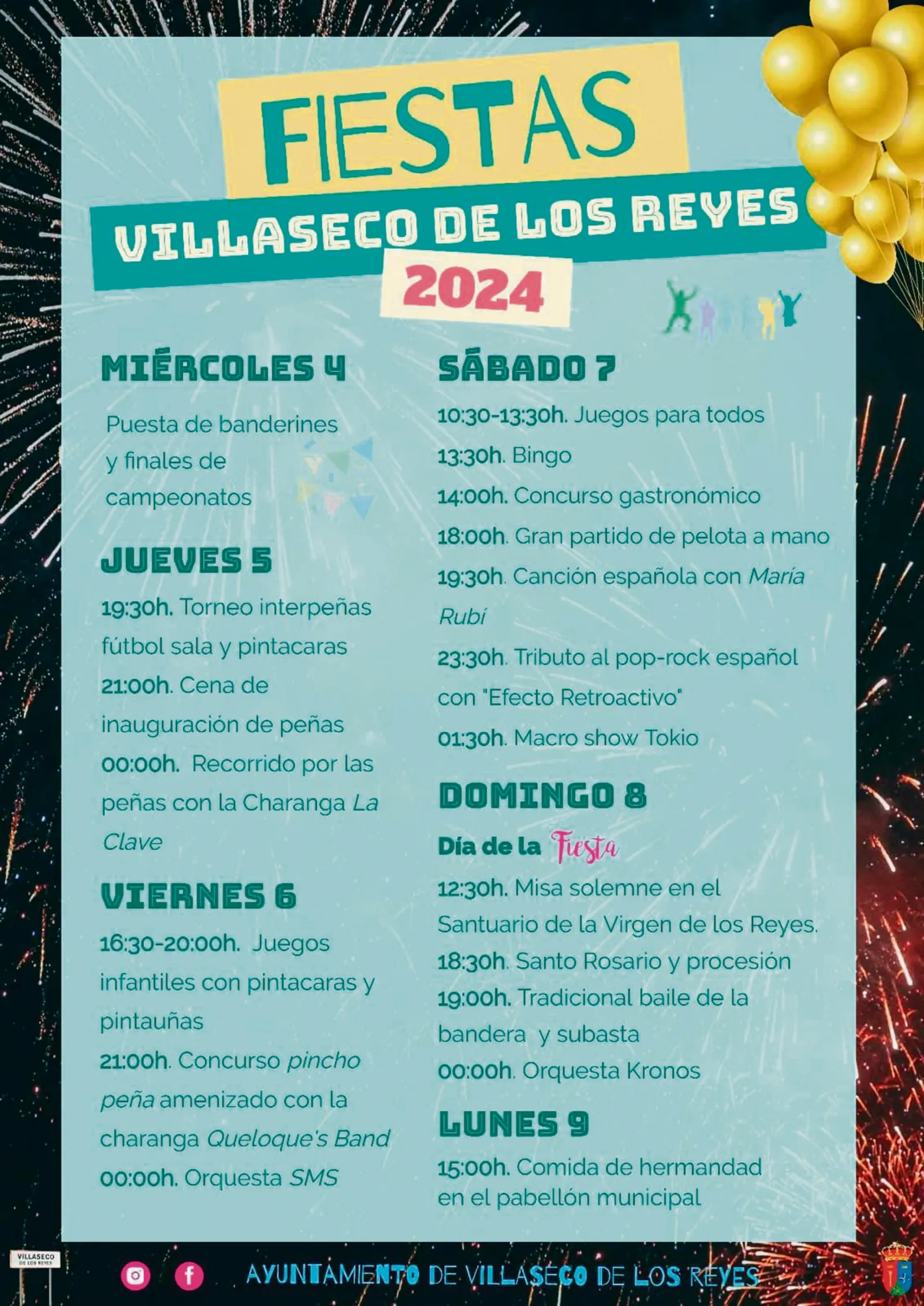 Foto 2 - Degustaciones, mucha m&uacute;sica, pe&ntilde;as y pelota para vivir con intensidad las fiestas de Villaseco de los Reyes
