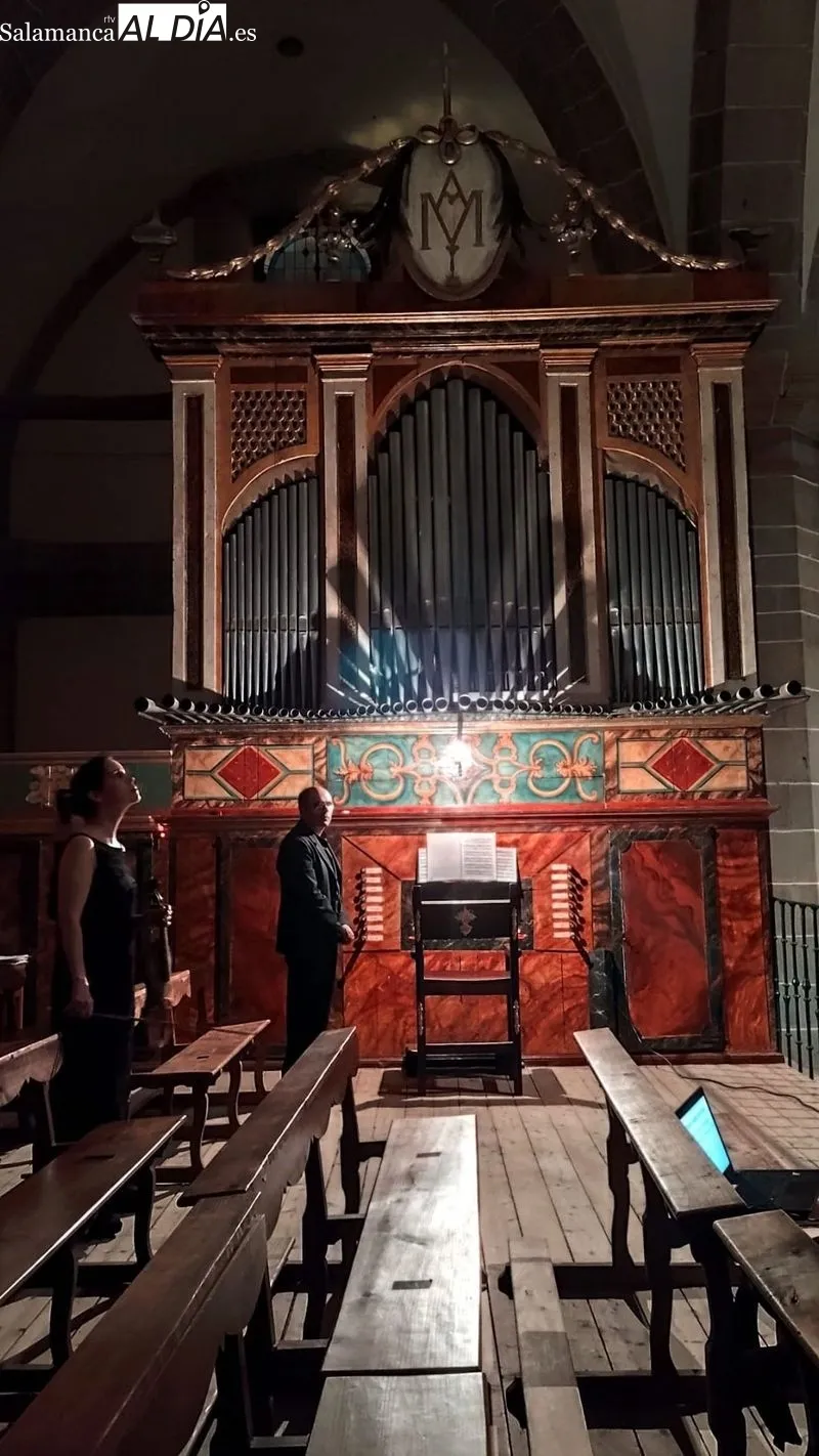 La iglesia de Nuestra Señora de la Asunción fue escenario del homenaje y del concierto