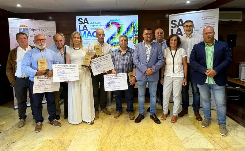 Galardonados del 35 Premio Nacional “Salamanca” de Fotografía Agrícola y Ganadera. Foto Salamaq