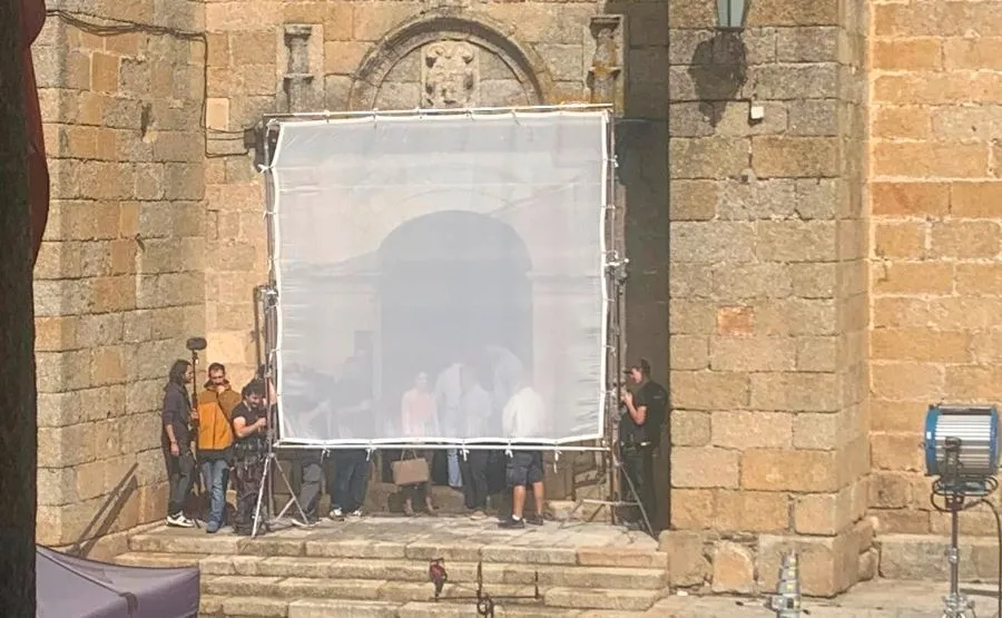 Foto 2 - El rodaje de &lsquo;La Bala&rsquo; de Carlos Iglesias llega a Fuenteguinaldo