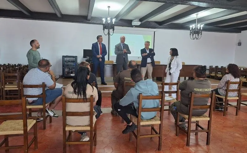Foto 2 - Concluye la AFE pionera en 'Actividades auxiliares de ganader&iacute;a' de la Diputaci&oacute;n de Salamanca