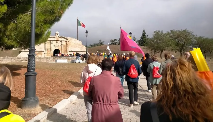 Foto 4 - Un grupo de mirobrigenses participa en el &lsquo;Encontro Europeu de Desporto S&eacute;nior&rsquo; de Almeida