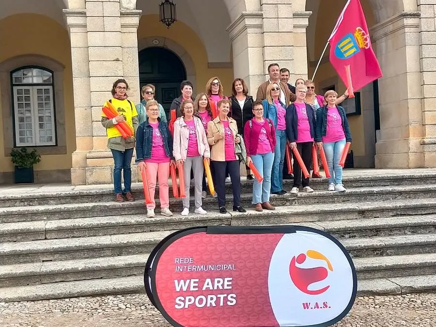 Foto 2 - Un grupo de mirobrigenses participa en el &lsquo;Encontro Europeu de Desporto S&eacute;nior&rsquo; de Almeida