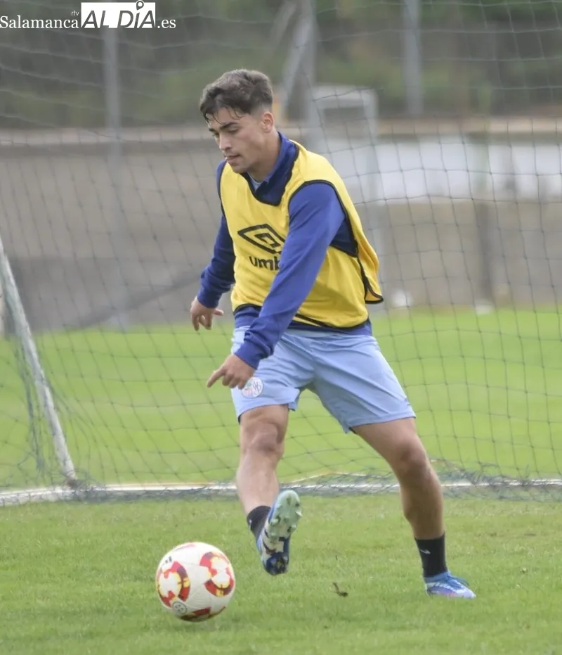 Entrenamiento del Salamanca CF UDS este martes.