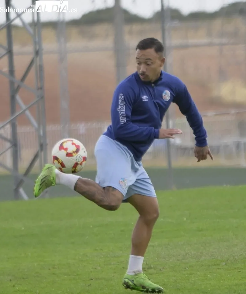 Entrenamiento del Salamanca CF UDS este martes.