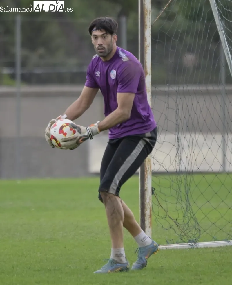 Entrenamiento del Salamanca CF UDS este martes.
