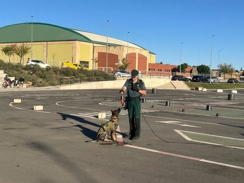 Exhibición Canina de la Guardia Civil en Carbajosa