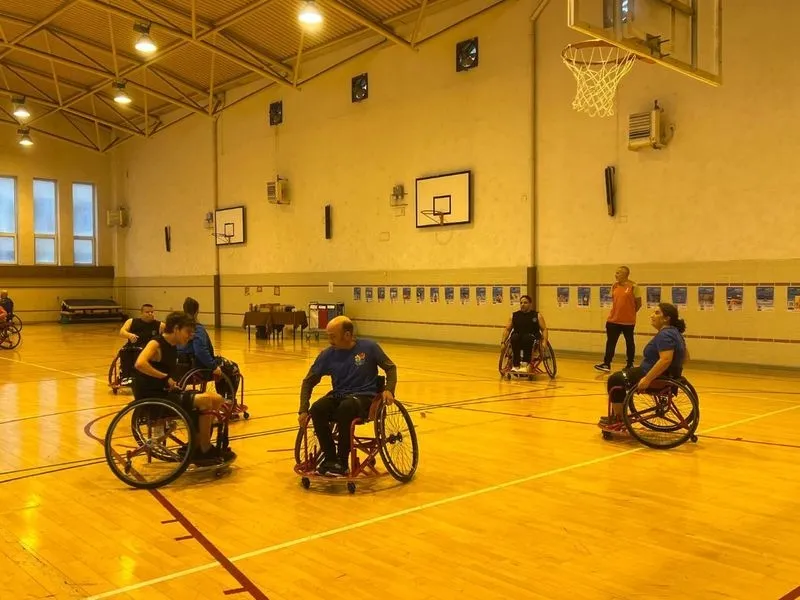 Alumnos de Carbajosa, en el torneo de baloncesto 3x3 adaptado e inclusivo del CRMF