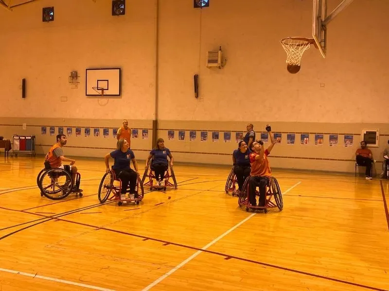 Alumnos de Carbajosa, en el torneo de baloncesto 3x3 adaptado e inclusivo del CRMF
