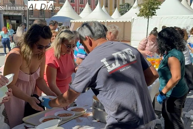 Foto 7 - Cerca de 1.200 platos solidarios de arroz al se&ntilde;orito para festejar a San Miguel en Pe&ntilde;aranda