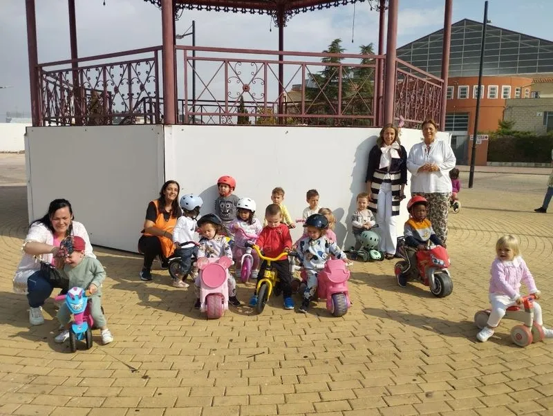 Los niños de la guardería de Santa Marta han participado por primera vez en la programación de la Semana Europea de la Movilidad