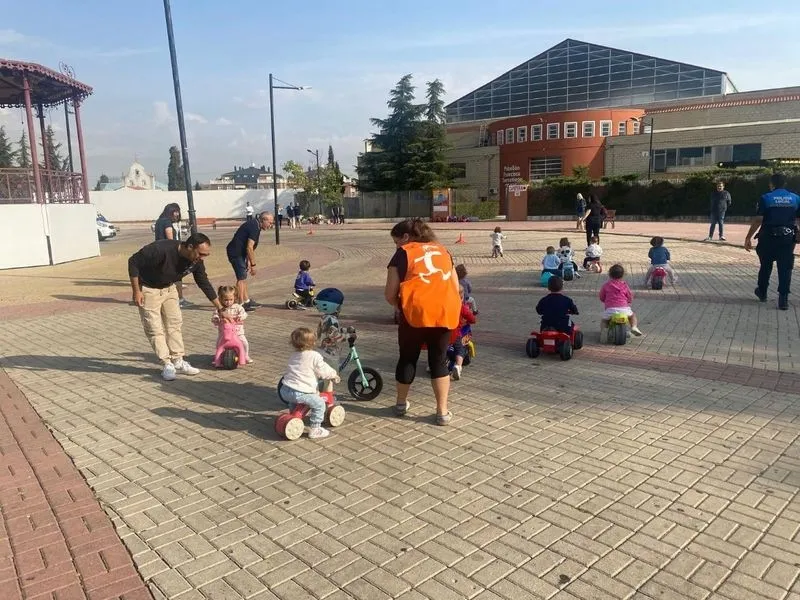 Los niños de la guardería de Santa Marta han participado por primera vez en la programación de la Semana Europea de la Movilidad
